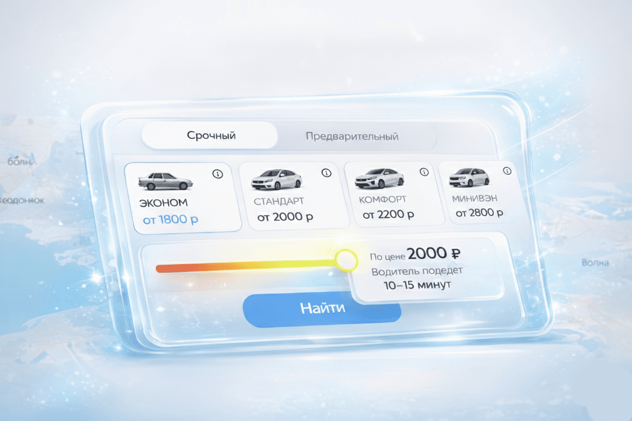 Назначайте свою цену поездки