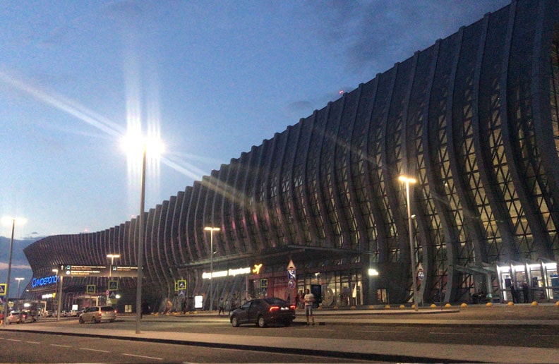 Общий вид на аэропорт Симферополя